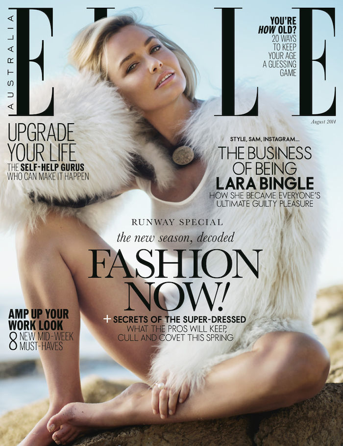 Marina Afonina – Elle Australia cover shoot