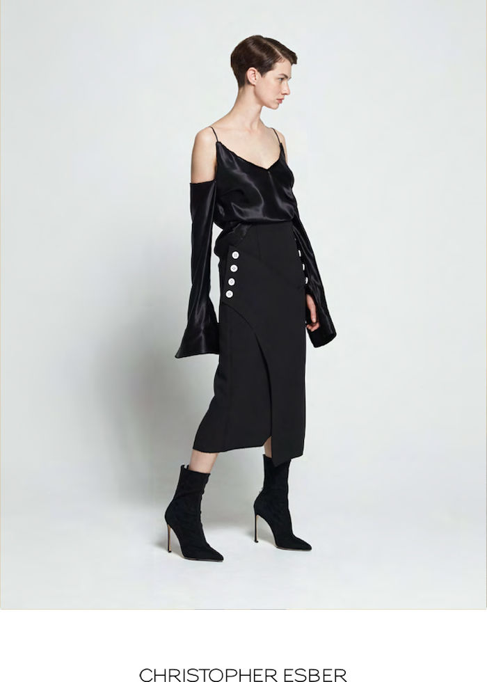 Marina Afonina – Christopher Esber SS 17 campaign