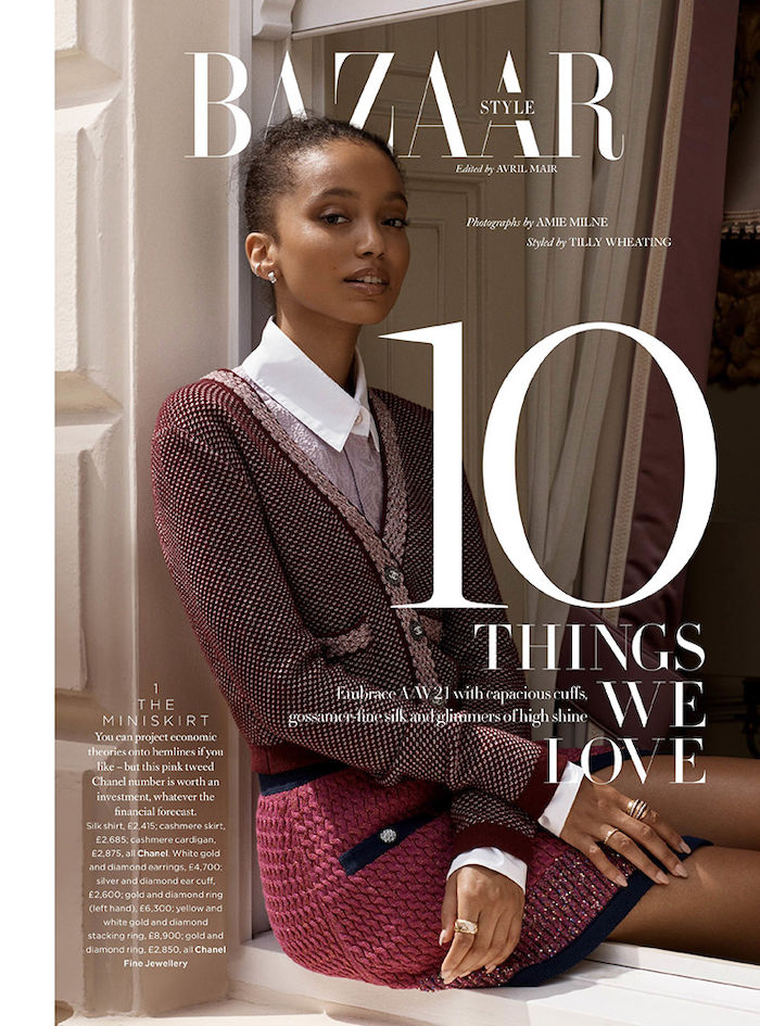 Amie Milne – HARPER'S BAZAAR UK OCTOBER 21