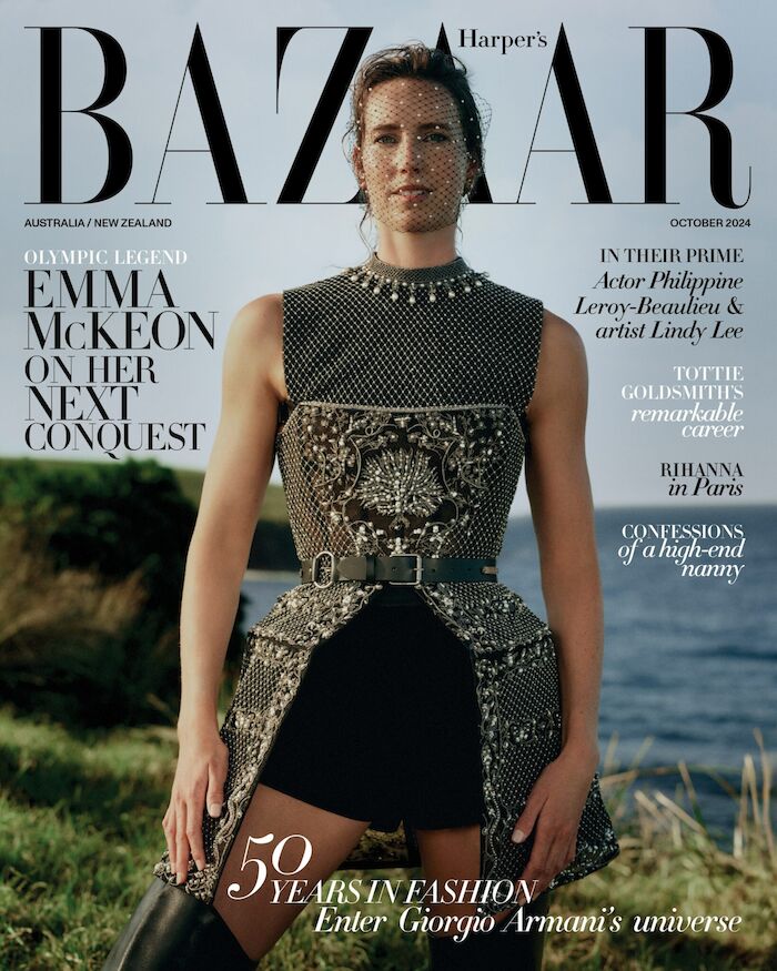 Isabella Schimid – HARPERS BAZAAR OCTOBER COVER